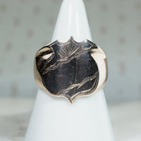 Bodacious New Old Stock 10k Gold Signet Ring