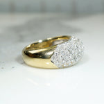 Voluptuous 18k Gold Diamond Pavé Band 