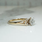 Vibrant Vintage 1960's Diamond Engagement Ring