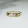 Groovy Pop Art 14k Gold "Love" Band