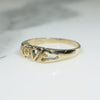 Groovy Pop Art 14k Gold "Love" Band