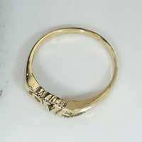 Groovy Pop Art 14k Gold "Love" Band
