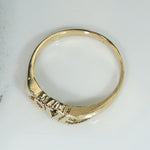 Groovy Pop Art 14k Gold "Love" Band