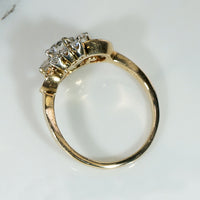 Dynamic 14k Gold & Diamond Ring