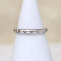 Fresh "Orange Blossom" Platinum Band by Traub