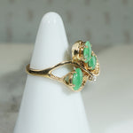 Lovely 1960's Jade Ring