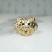 Victorian Gold Lion Ring