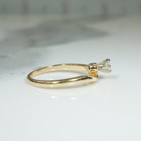 Vintage 1960s Gold Diamond Ring