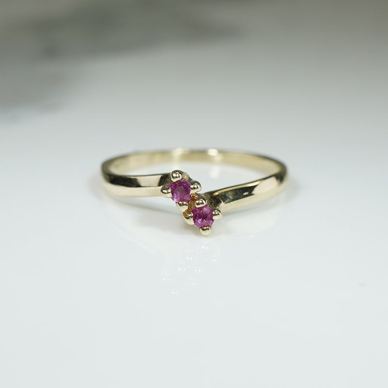 Pretty Little Crossover Ruby Ring