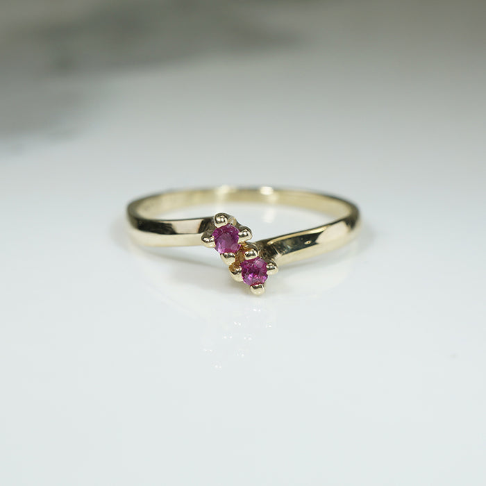 Pretty Little Crossover Ruby Ring