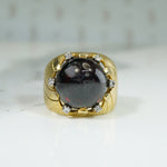 Spritzer and Fuhrmann Garnet Carbuncle Ring