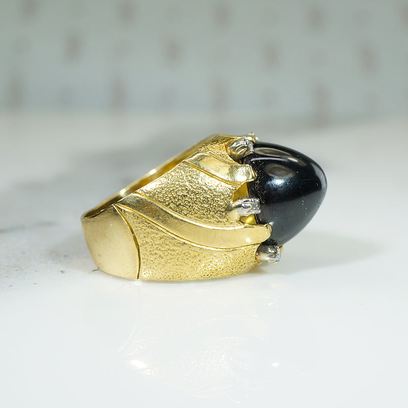 Spritzer and Fuhrmann Garnet Carbuncle Ring
