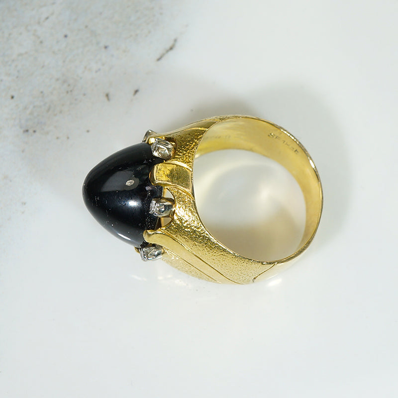 Spritzer and Fuhrmann Garnet Carbuncle Ring