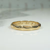 Fabulous Faceted Gold Wedding Band 1935