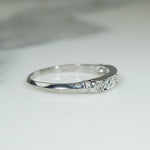 Lovely Platinum and Diamond Deco Band