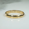 Mellow Gold Wedding Band 1935