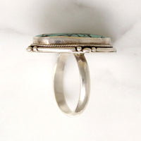 Stunning Tibetan Turquoise in Sterling Ring