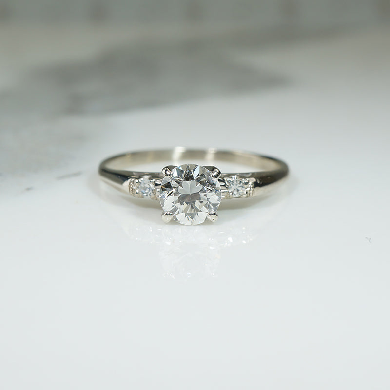 Elegant 1960s Diamond Engagement Ring