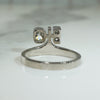 Amazing Modernist Diamond Ring