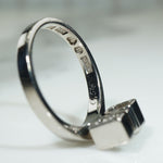 Amazing Modernist Diamond Ring