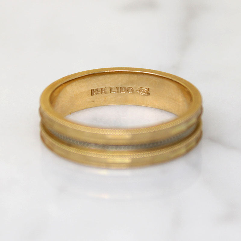 Elegant Two-Tone NOS Band with Handsome Details