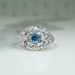 Stunning 1930s Platinum Dome Ring
