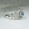 Stunning 1930s Platinum Dome Ring