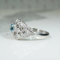 Stunning 1930s Platinum Dome Ring