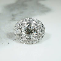 Big Beautiful Edwardian Diamond Ring