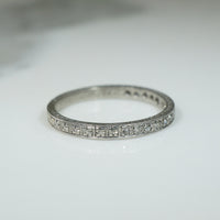 Platinum Forget-me-Not Diamond Band 1922