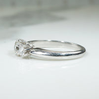 Sparkling Diamond Trio Engagement Ring