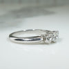 Sparkling Diamond Trio Engagement Ring