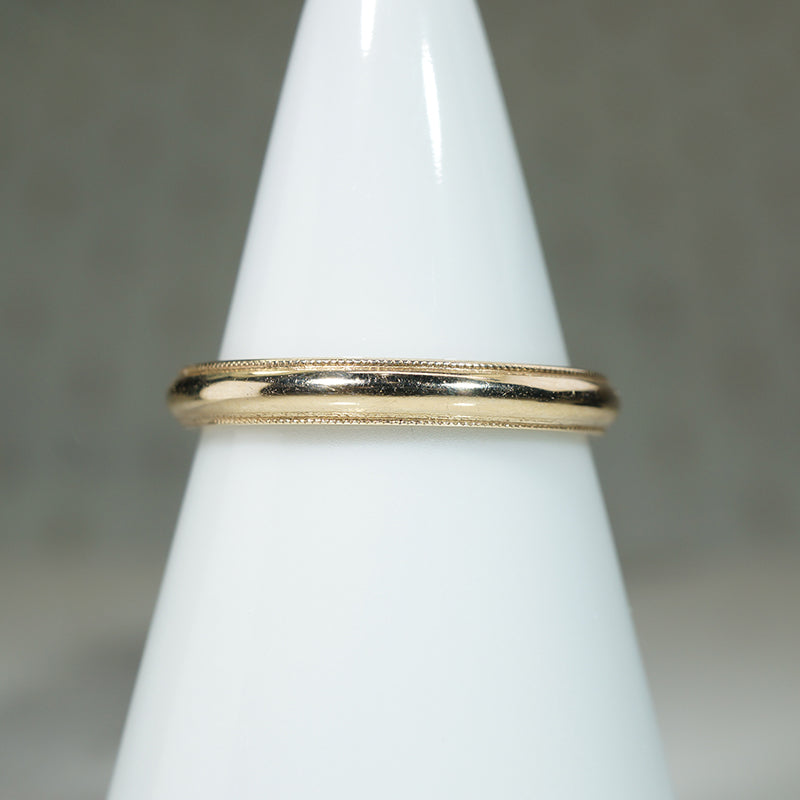 Vintage Gold Wedding Band