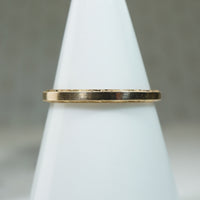 Gold Art Deco Wedding Band