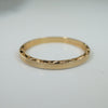 Gold Art Deco Wedding Band