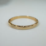 Gold Art Deco Wedding Band