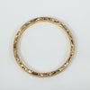 Gold Art Deco Wedding Band