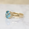 Breathtaking 5.10ct Natural Blue Zircon Solitaire