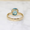 Breathtaking 5.10ct Natural Blue Zircon Solitaire