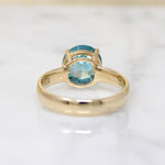Breathtaking 5.10ct Natural Blue Zircon Solitaire