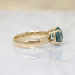 Breathtaking 5.10ct Natural Blue Zircon Solitaire