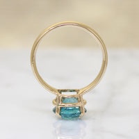 Breathtaking 5.10ct Natural Blue Zircon Solitaire