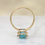 Breathtaking 5.10ct Natural Blue Zircon Solitaire