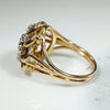Fabulous French Diamond Cluster Ring