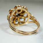 Fabulous French Diamond Cluster Ring
