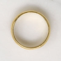 Wide 18k Gold Wedding Band from KMP
