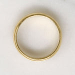 Wide 18k Gold Wedding Band from KMP