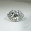 Gorgeous 1930s Platinum OEC Diamond Ring