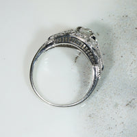 Gorgeous 1930s Platinum OEC Diamond Ring