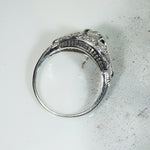 Gorgeous 1930s Platinum OEC Diamond Ring
